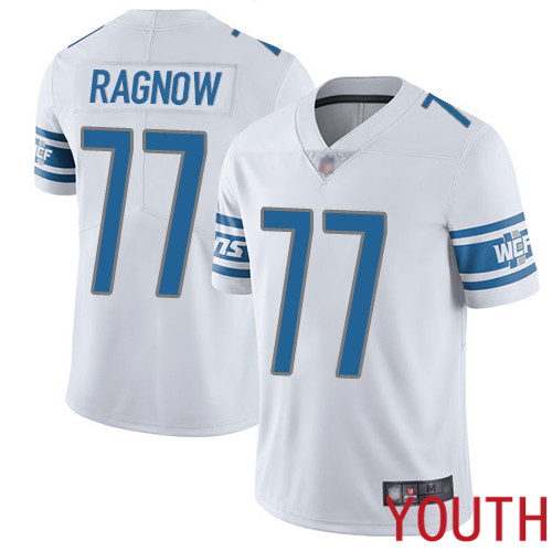 Detroit Lions Limited White Youth Frank Ragnow Road Jersey NFL Football #77 Vapor Untouchable->detroit lions->NFL Jersey
